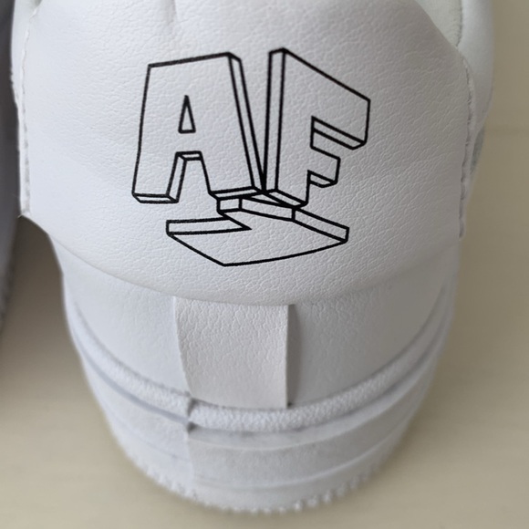 Women’s Nike Air Force 1 Pixel Sneakers White, Sz 9.5 - Picture 7 of 11